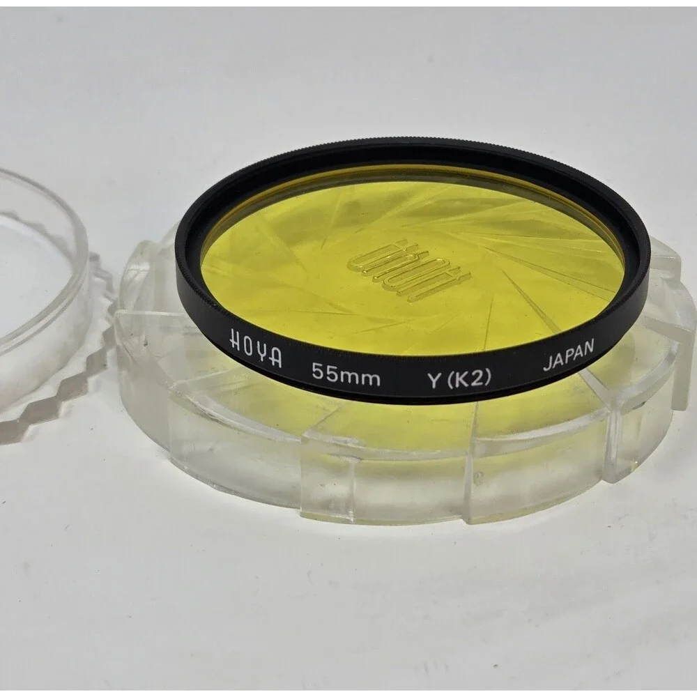 Hoya 55mm Yellow K2 Filter Y(K2) for Black and White Film